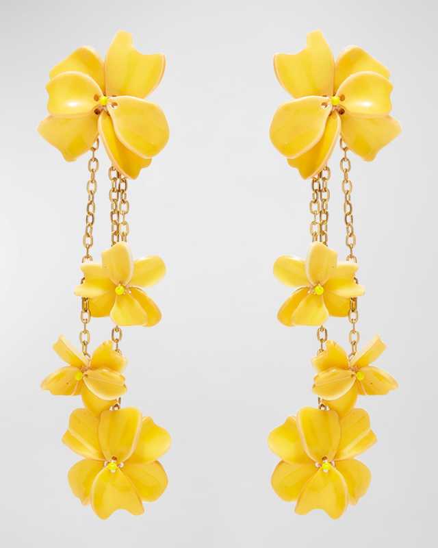 Floral Chandelier Earrings